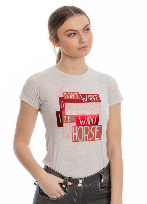 Horseware Ireland "I Just Want His Horse" Tee - XXSmall  