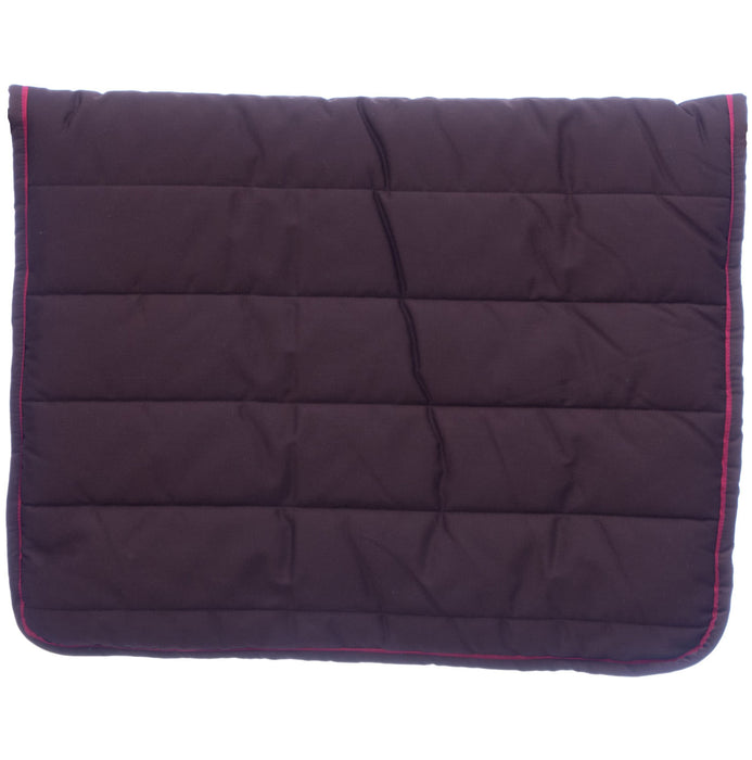 Rambo All Purpose Saddle Pad - Chocolate/Raspberry  