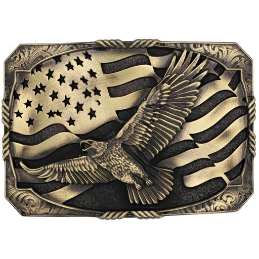 Forever Free Heritage Attitude Buckle - Jeffers - Men > Men's Caps, Belts, Buckles