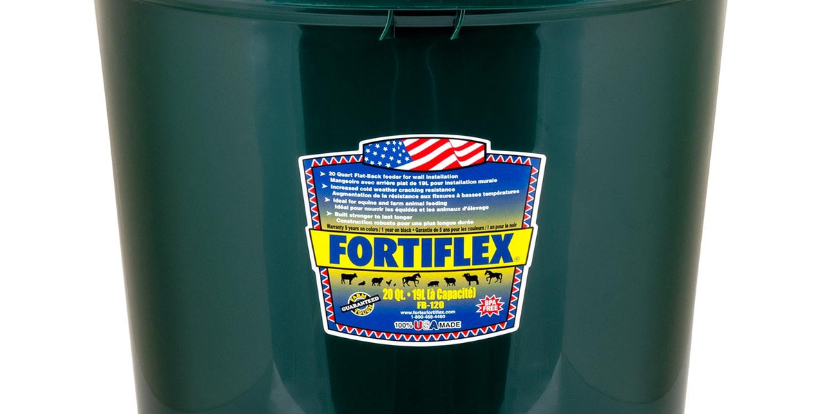 Fortiflex Flatback Bucket for Livestock, 5 Gallon — Jeffers
