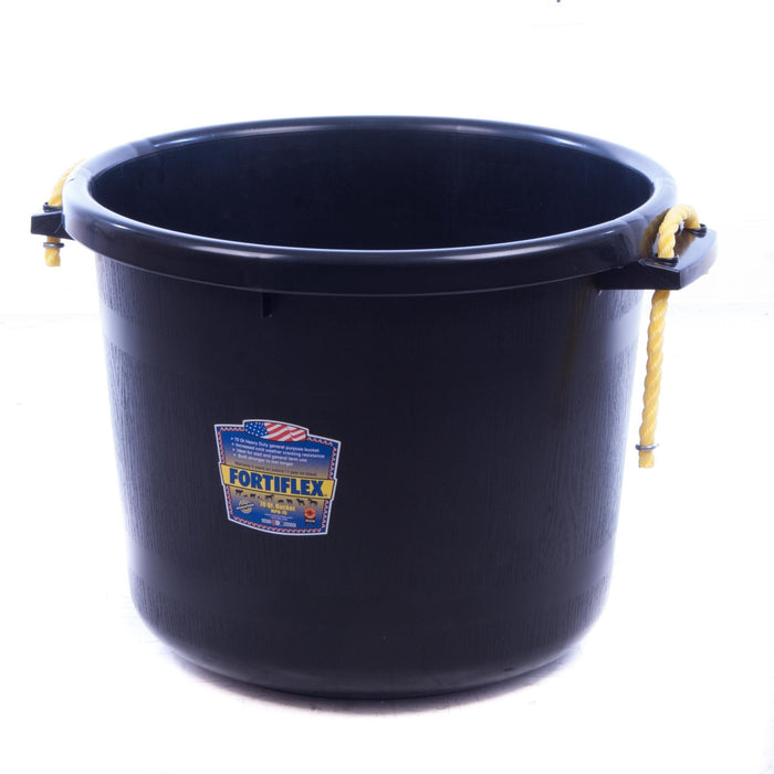 Fortiflex Muck Bucket (Black) - Jeffers - Farm & Ranch Supplies > Livestock Feeders & Waterers