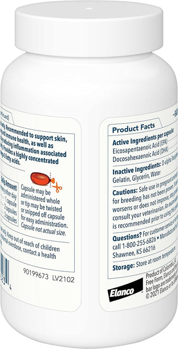 Free Form Omega - 3 Fish Oil Snip Tip Capsules - 015BAY-64523 - 60 ct - Small Dogs & Cats - 2