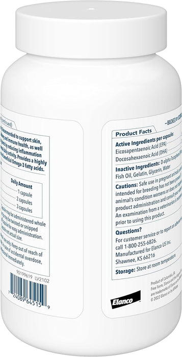 Free Form Omega - 3 Fish Oil Snip Tip Capsules - E82T - 250 ct - Med & Large Dogs - 4