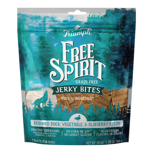Free Spirit Deboned Jerky Bites Dog Treats, 20 oz - SUS49 - 20 oz - Duck - 1 - 1