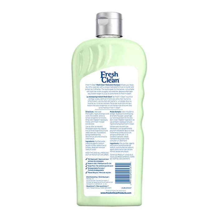 Fresh `n Clean Medi - Cleen Shampoo, Herbal Fresh, 18 oz - Jeffers - Animal & Pet Supplies > Pet Grooming > Pet Shampoo & Conditioner