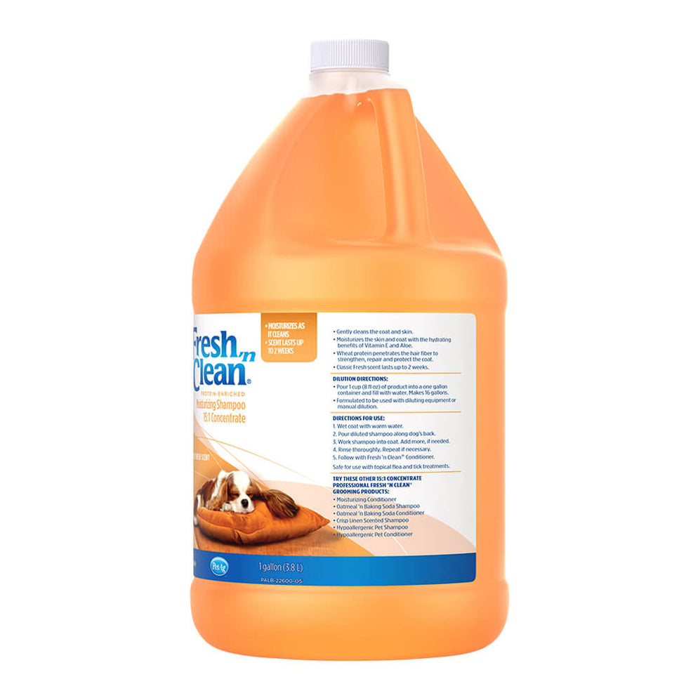 Fresh n Clean Moisturizing Dog Shampoo, Fresh Scent, 1 Gallon — Jeffers