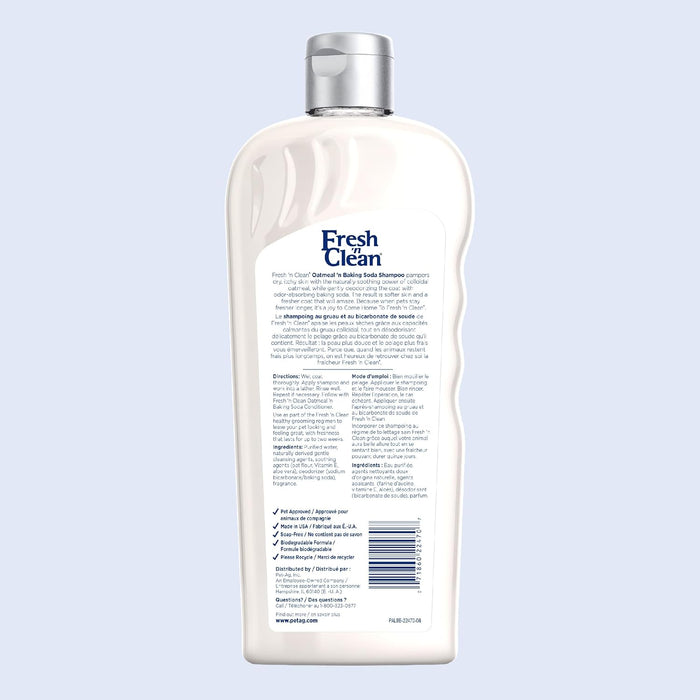 Fresh 'n Clean Oatmeal 'n Baking Soda Dog Shampoo - L3A2 - 18 oz - 3
