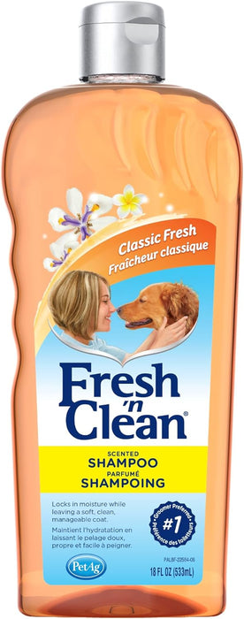 Fresh 'n Clean Original Classic Fresh Scented Pet Shampoo for Dogs & Cats - L3S6 - 18 oz - 1