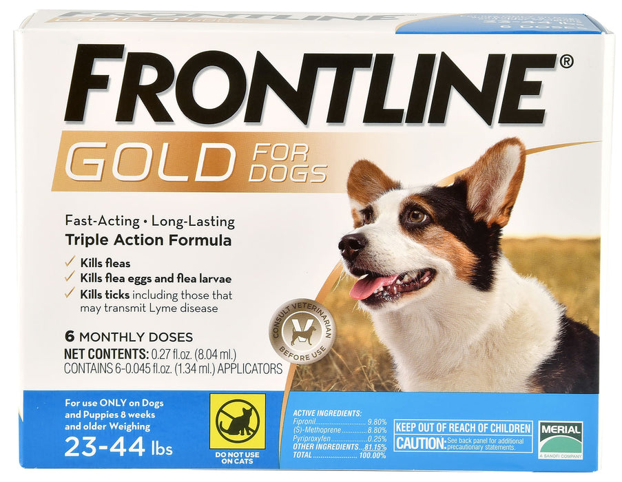 Frontline Gold for Dogs, 6 - pack - Jeffers - Animal Health & Wellness > Flea & Tick Control