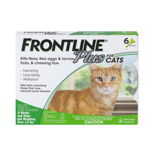 Frontline Plus for Cats - Jeffers - Animal Health & Wellness > Flea & Tick Control