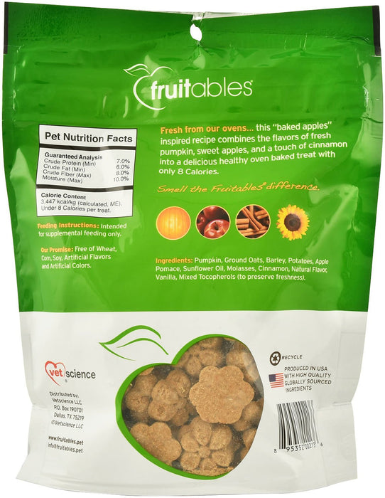 Fruitables Calorie Smart Crunchy Dog Treats, 7 oz - VETFA - Pumpkin/Apple - 9