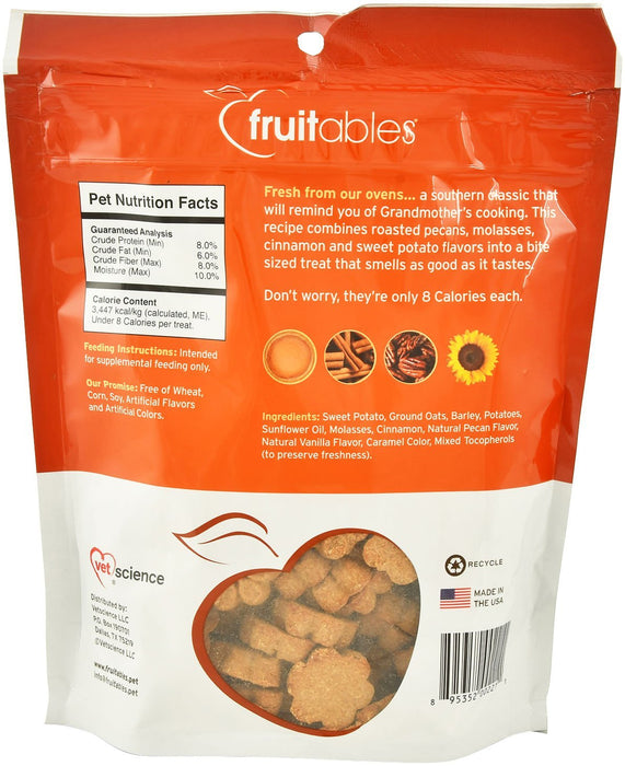 Fruitables Calorie Smart Crunchy Dog Treats, 7 oz - VETFC - Sweet Potato/Pecan - 15