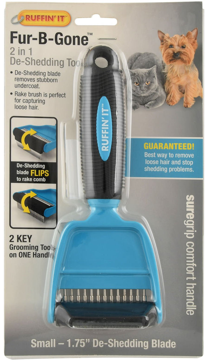 Fur-B-Gone 2-in-1 De-Shedding Tool for Pets — Jeffers