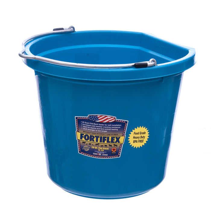 Fortiflex Flatback Bucket, 5 Gallon - Teal  