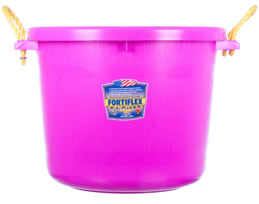 Fortiflex Muck Bucket (Colors) - Hot Pink  