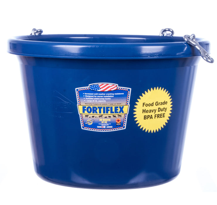 Fortiflex RF30 Large 30 Qt Round Feeder Tub - Sapphire  