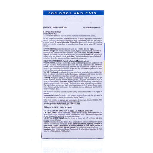 R-7M Ear Mite Treatment Kit - R-7M Ear Mite Treatment Kit, 2 oz  