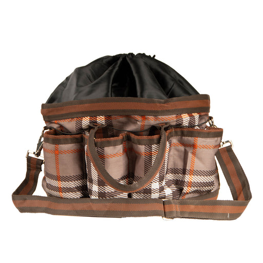 Jeffers Poplar Head Grooming Bag - Plymouth Brown Plaid  