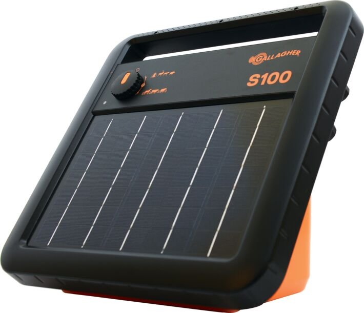 Gallagher S100 Solar Fence Energizer – 30 Mile / 100 Acre, 1.0 Joules - XI2F - 1