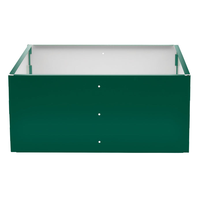 Galvanized Chick Brooder Pen – Safe Enclosure for Baby Chicks & Birds - GAUFK - 11.0"H x 24.8"W x 24.8"L - Green - 2
