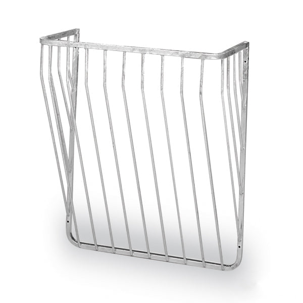 Galvanized Front Hay Rack for Horses, Wall-Mounted Horse Feeder — Jeffers
