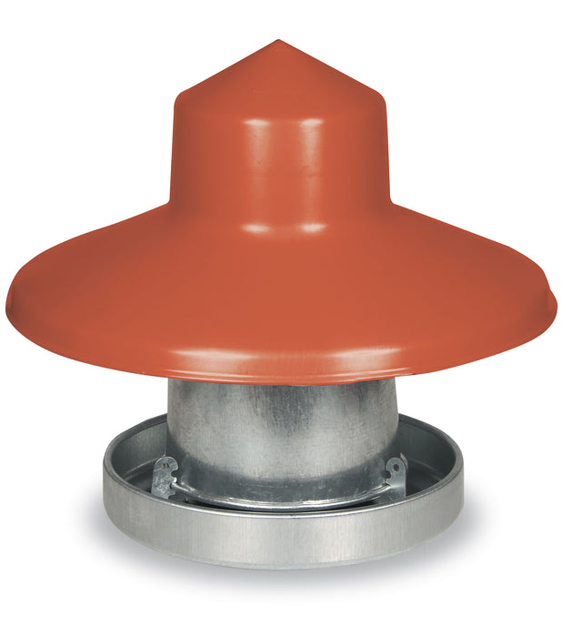 Galvanized Metal Chicken Feeder (and Accessories) - Rainhat for Galvanized Metal Feeder  