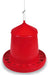 Plastic Hanging Poultry Feeder, 17 lb - Red  