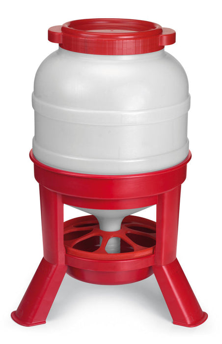 Hopper Chicken Feeder - 30 Liter Chicken Hopper Feeder  