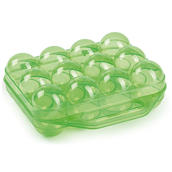Gaun Plastic Egg Storage Box with Handle – Holds 12 Eggs - GAUEZ - Green Lemon - 1 ct - 1
