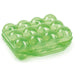 Gaun Plastic Egg Storage Box with Handle – Holds 12 Eggs - GAUEZ - Green Lemon - 1 ct - 1