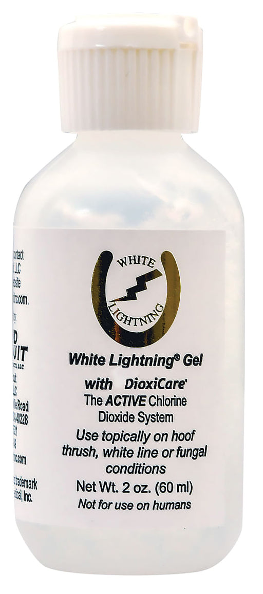 White Lightning Hoof Gel, 2 oz -   