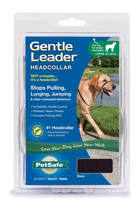 Gentle Leader Headcollar, large (over 60 lb) - Jeffers - Dog Supplies > Dog Apparel > Dog Collars, Harnesses, & Leashes