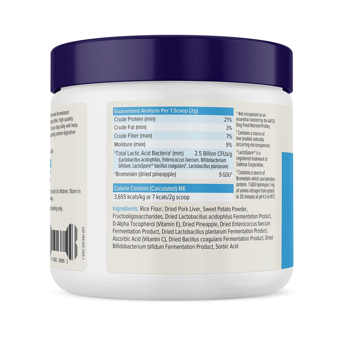 Glandex Daily Prebiotic & Probiotic Powder for Dogs, Pork Flavor - VQLAU - Pork - 8.5 oz - 4
