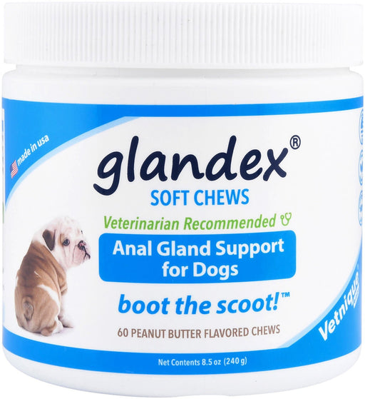 Glandex Soft Chews for Dogs, Peanut Butter - VQLA2 - 60 count - 3