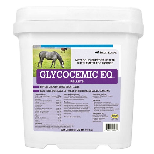 Glycocemic EQ, Metabolic Support for Horses, Pellets - SMACK - 20 lb - 1