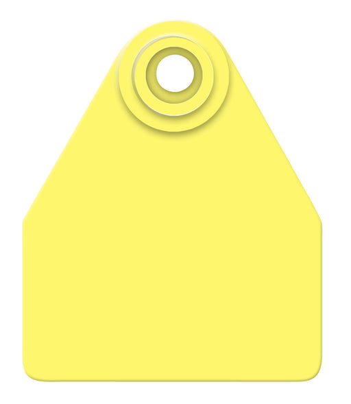 Allflex Global Blank Ear Tags (Medium), 25 count - Yellow  