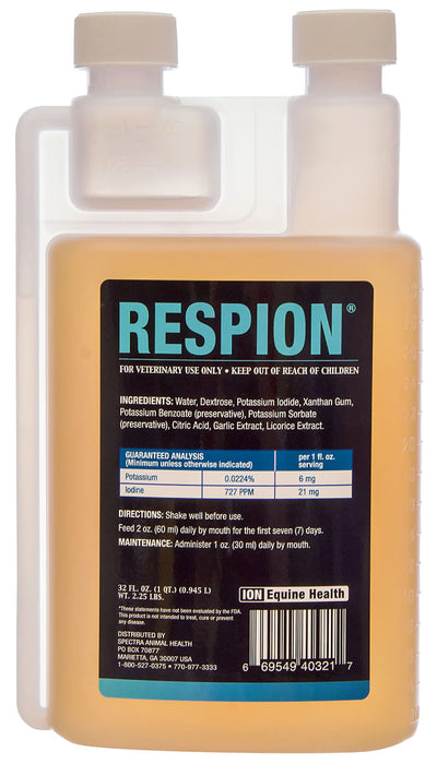 Respion Equine Respiratory Support - 32 oz Respion, (32 day supply)  