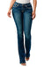 Grace in LA Aztec Embroidered Mid Rise Bootcut Jeans - Jeffers - Women > Women's Clothing > Women's Jeans, Pants, Shorts