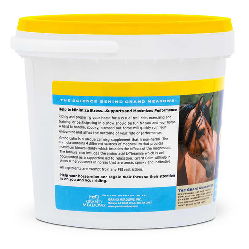 Grand Calm Pelleted Supplement for Horses - 2CFW - 5 lb - 2
