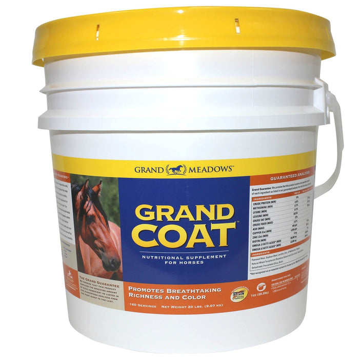 Grand Coat Skin & Coat Powdered Supplement for Horses - 2CFQ - 20 lb - 7