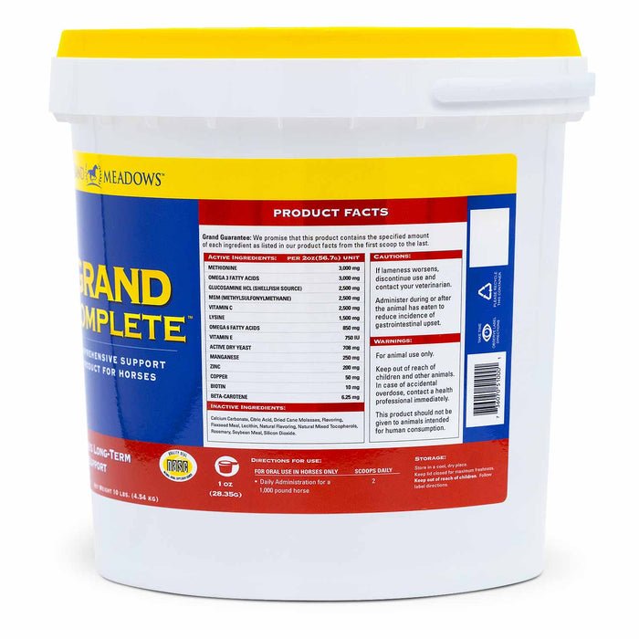 Grand Complete All - in - One Supplement for Horses - 2CFK - 10 lb - 6