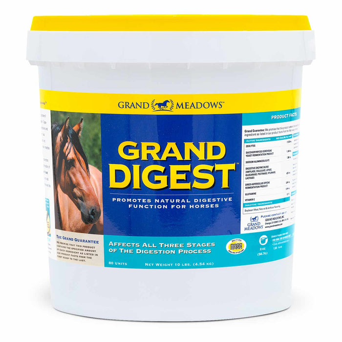 Grand Digest Gut Supplement for Horses - 2CFT - 10 lb - 4