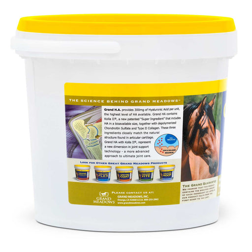 Grand H.A. Hyaluronic Acid Supplement for Joint Support in Horses - 2CDX - 3.75 lb - 2