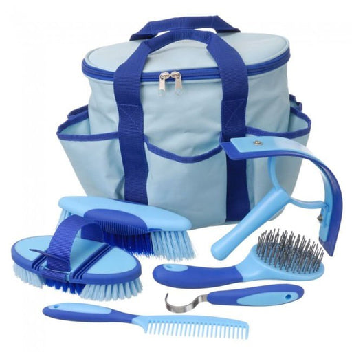 Great Grips 6 Piece Horse Grooming Kit w/ Bag - Jeffers - Horse Supplies > Horse Grooming