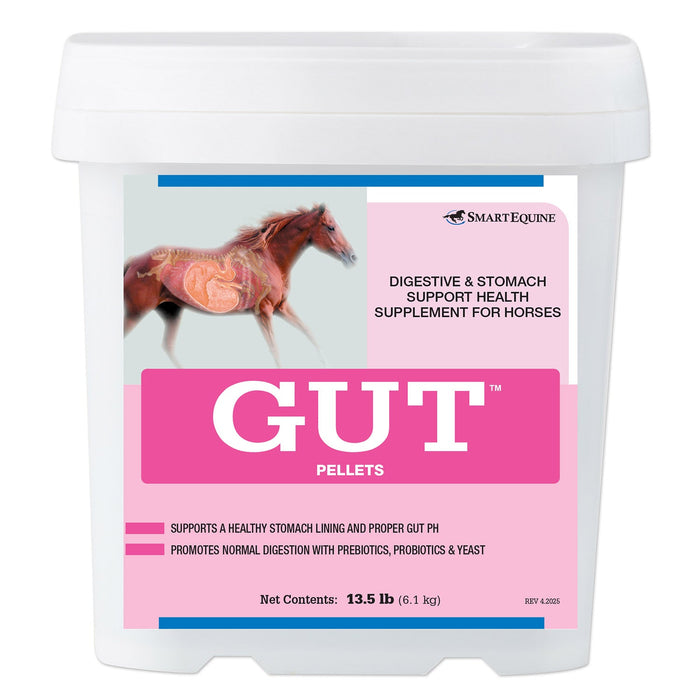 GUT, Digestive & Stomach Support Supplement for Horses, Pellets - SMA7 - 2.7 lb - 6