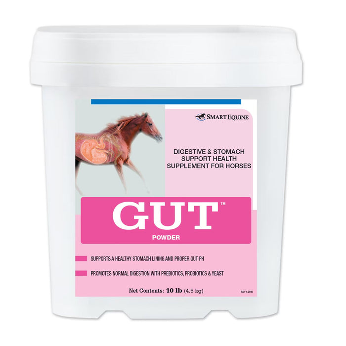 GUT, Digestive & Stomach Support Supplement for Horses, Powder - SMAN - 10 lb - 6