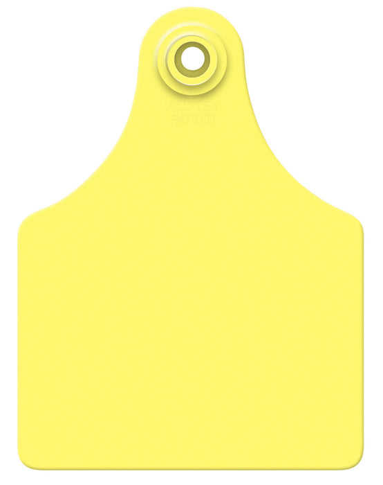 Allflex Global Blank Ear Tags (Maxi), 25 count - Yellow  