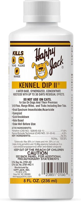 Happy Jack Kennel Dip II for Dogs - Happy Jack Kennel Dip II, 8 oz  