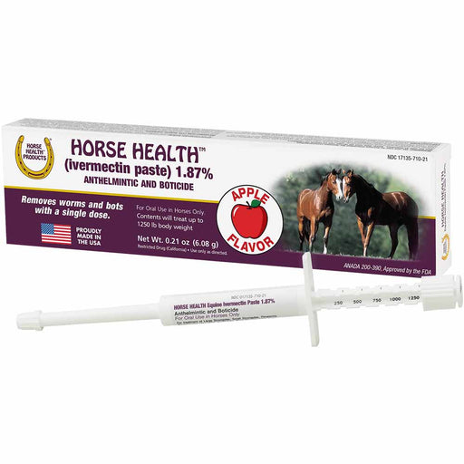 Horse Health 1.87% Dewormer Paste - Single Pack  