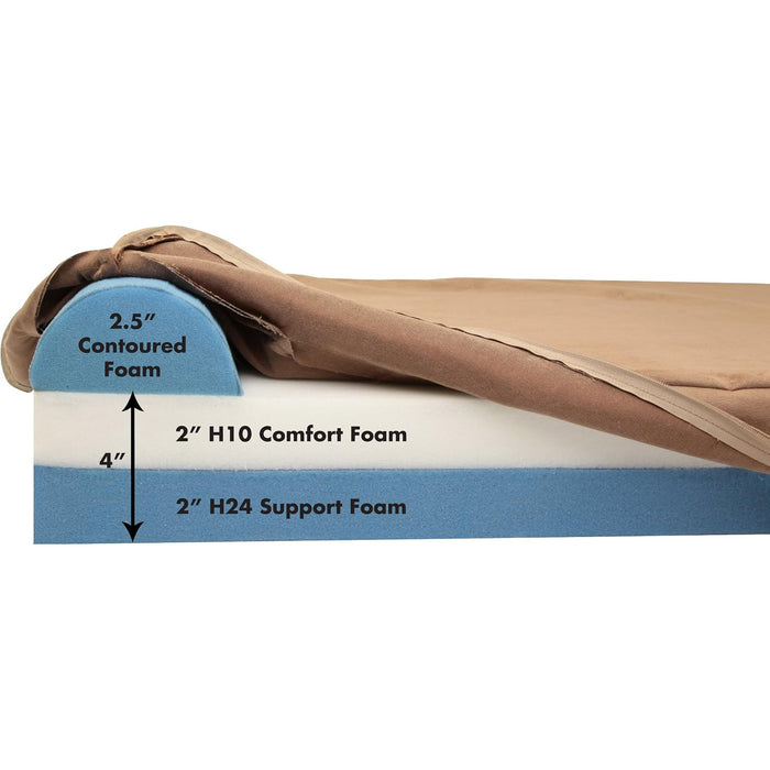 4 Headrest Bed Color Khaki